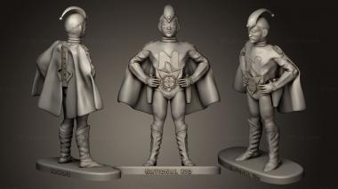 Figurines of people National Kid 3 3d model